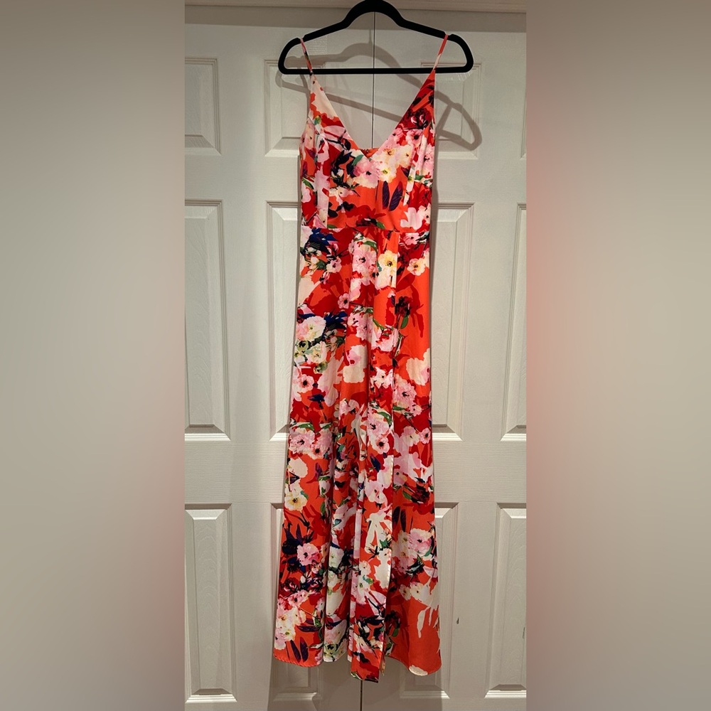 Yumi Kim Floral Maxi Dress - Red and Pink